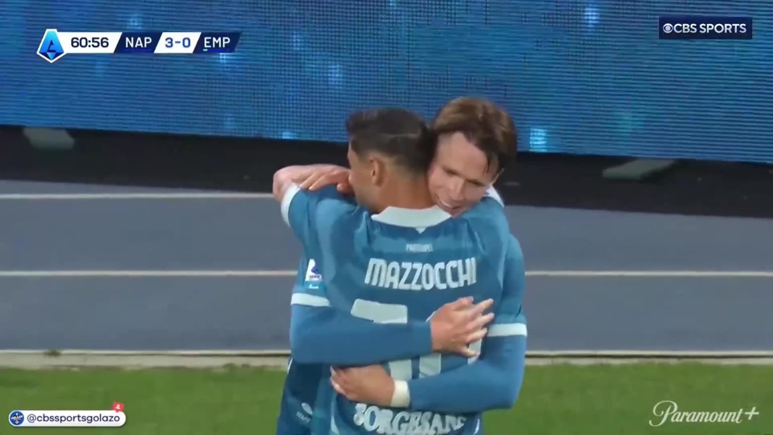 無敵雙響炮！麥克托米奈甩頭破門梅開二度！盧卡庫傳中送助攻！