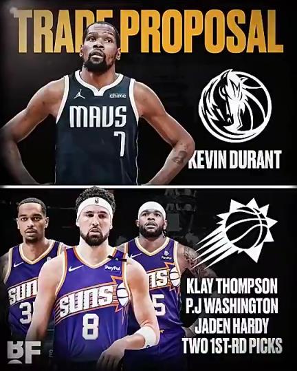 和歐文濃眉組三巨？美媒：獨(dú)行俠可用克萊+PJ+哈迪+倆首輪換KD-